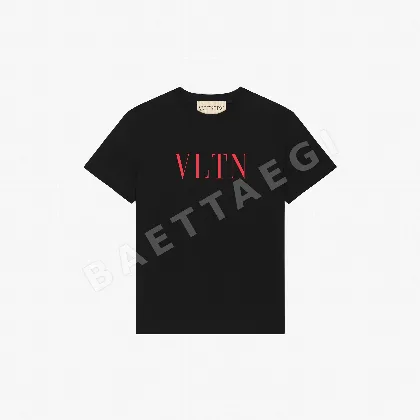 발렌티노 VLTN 클래식 레터 로고 여성 반팔 티셔츠 87914