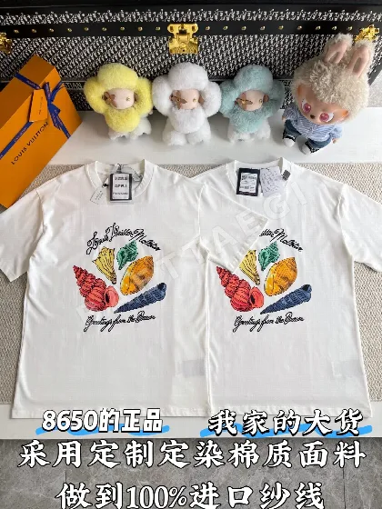 루이비통 셸 프린트 크루넥 반팔 티셔츠 51915