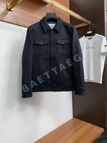 로에베 컬러 블록 라펠 자켓 남성 자켓