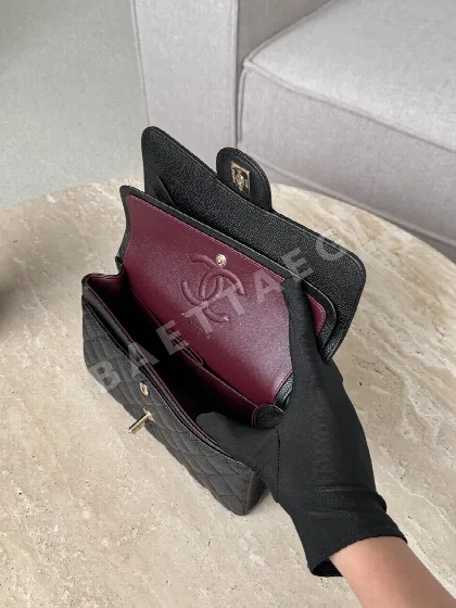 샤넬 연금장 블랙 가방 33008