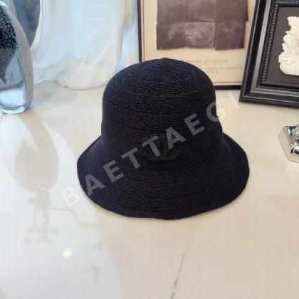 샤넬 리오셀 니트 버킷 햇 모자 82907