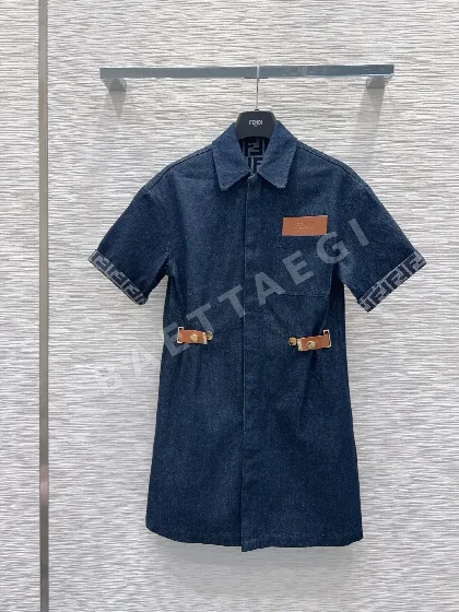 펜디 슬림핏 여성 원피스 73815