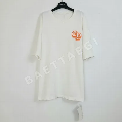 크롬하츠 하트 폼 프린트 발포 티셔츠 남성 반팔 158792