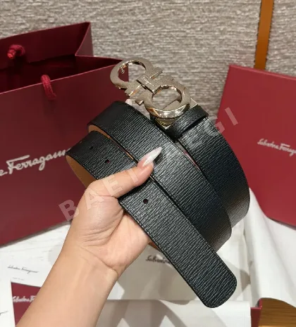 페레가모 JD350 간치니 양면 조절 벨트 179021