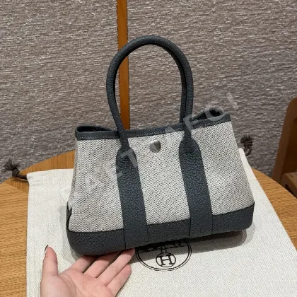 에르메스 가든 파티 미니 캔버스 가방 191683
