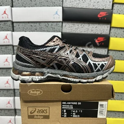 아식스 [KO] 젤 카야노 20 1203A388-002 200447 Asics Gel-Kayano 20 Black Reddish Brown