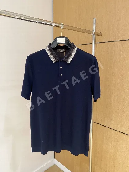 로로피아나 남성 린넨 반팔 티셔츠 114630
