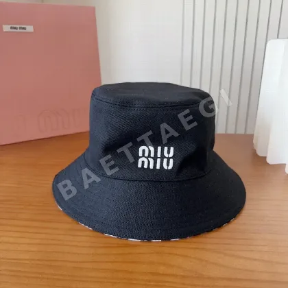 미우미우 리버시블 버킷 햇 모자 81313