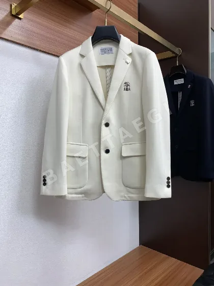 브루넬로쿠치넬리 컬러 블록 남성 자켓