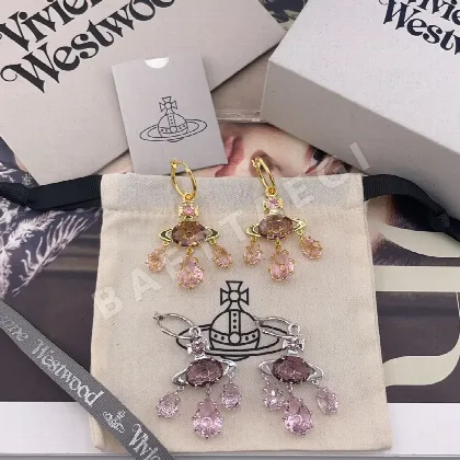 비비안웨스트우드 드림캐처 토성 골드 실버 귀걸이 64946