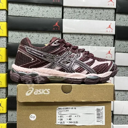 아식스 [WZ] 젤 큐뮬러스 16 1203A733-600 200404 Asics Gel-Cumulus 16 Burgundy Pink