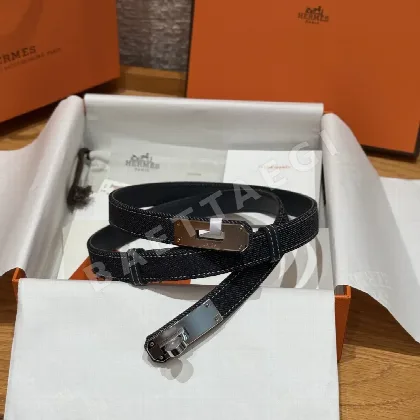 에르메스 앱송 카프스킨 데님 벨트 176494