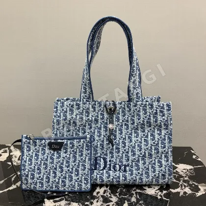 디올 리비에라 스폰지 북 토트백 190462
