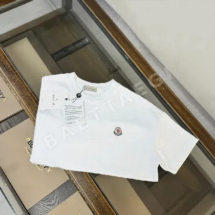 몽클레르 유니섹스 박시핏 크루넥 반팔 티셔츠 48911
