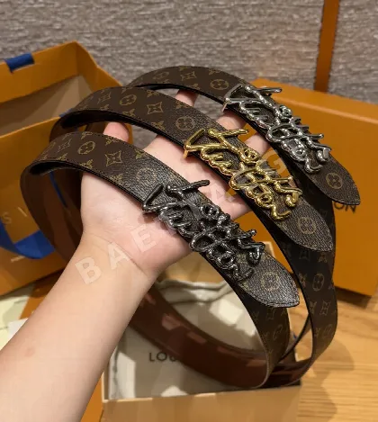 루이비통 스크립트 리버시블 벨트 173783