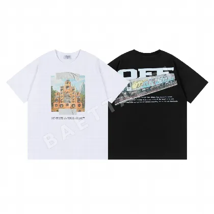 오프화이트 뉴 루즈핏 남성 반팔 티셔츠 87362