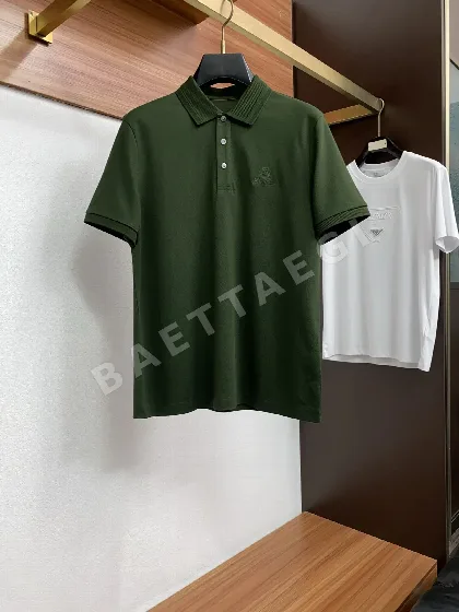 로로피아나 남성 코튼 메시 반팔 폴로셔츠 148542