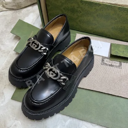 구찌 뉴 더블 G 체인 플랫폼 로퍼 94369