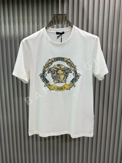 베르사체 메두사 자수 남성 반팔 티셔츠 151382