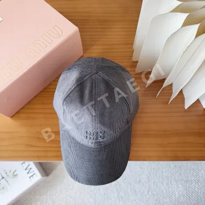 미우미우 코듀로이 야구모자 81369