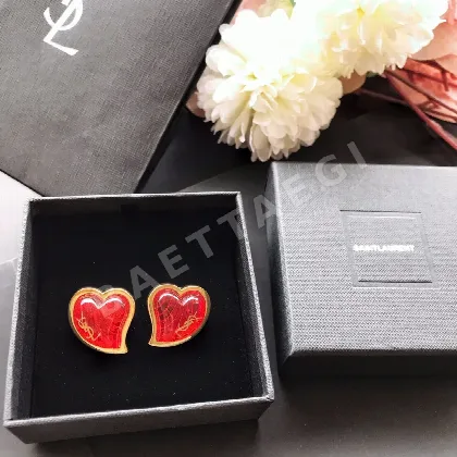 생로랑 YSL 하트 귀걸이 65586