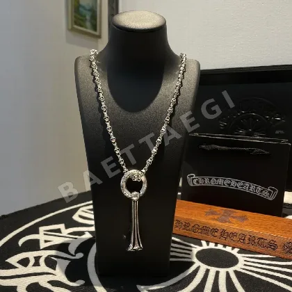 크롬하츠 스컬 라지 보틀오프너 목걸이 125636