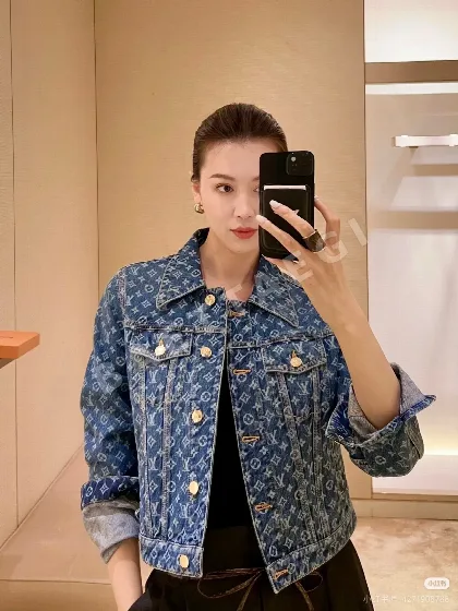 루이비통 클래식 모노그램 데님 여성 자켓 155929