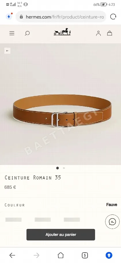 에르메스 벨트 59233 Hermes Belt