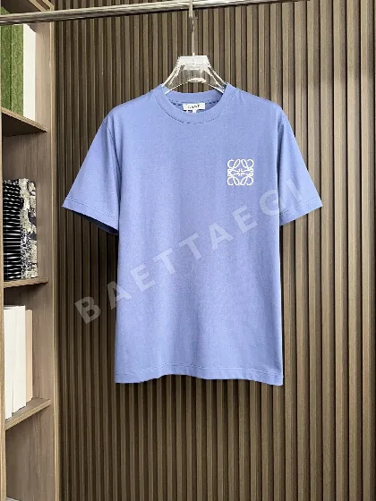 로에베 남성 크루넥 반팔 티셔츠 48307