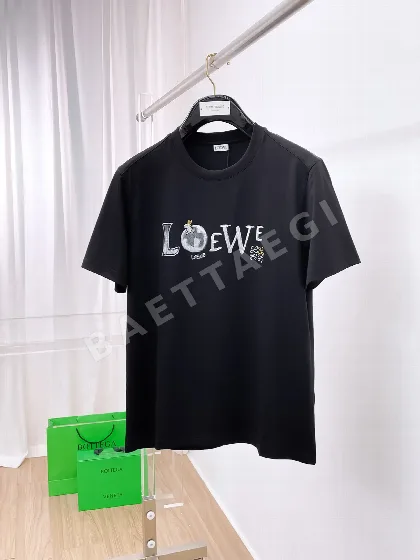 로에베 크루넥 반팔 티셔츠 135537