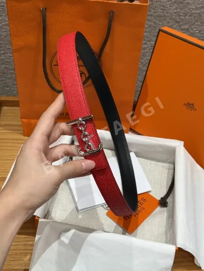 에르메스 H 버클 스위프트 가죽 양면 벨트 175299
