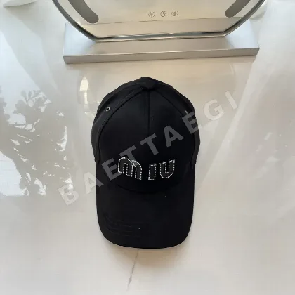 미우미우 스웨이드 야구모자 80974