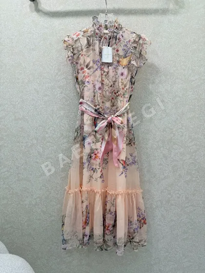 짐머만 플라워 레이스 카라 투피스 원피스 6231