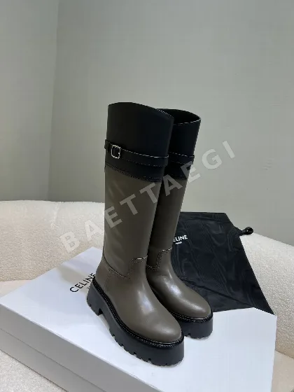 셀린느 컬러 블록 롱 라이딩 부츠 94407