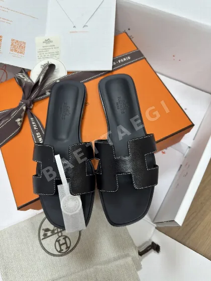 에르메스 오란 박스 송아지가죽 샌들 88957