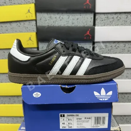 아디다스 [GOD] 삼바 OG B75807 200814 Adidas Samba OG Black White Gum