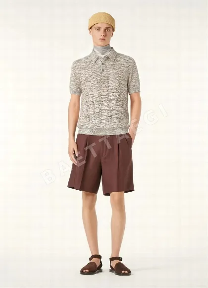 로로피아나 남성 린넨 반팔 티셔츠 115062